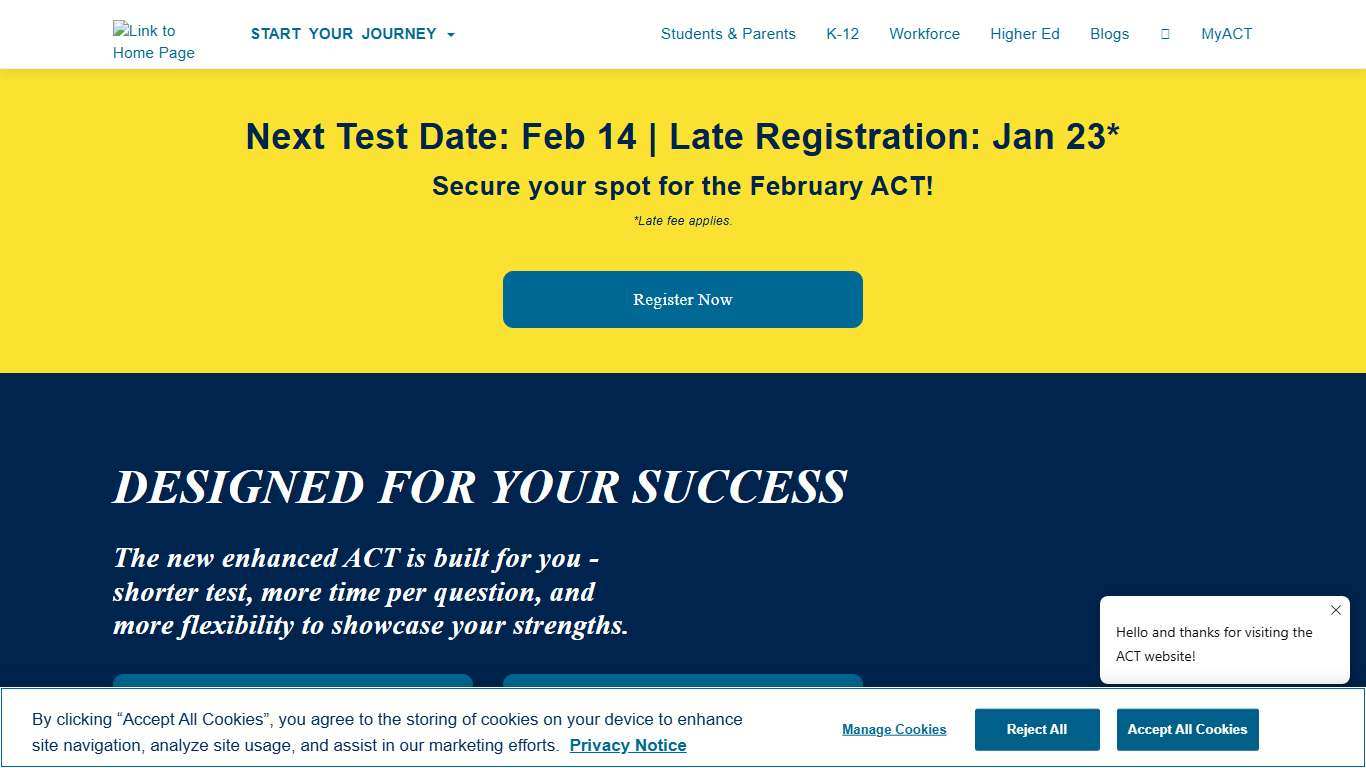 ACT | College and Career Readiness Solutions